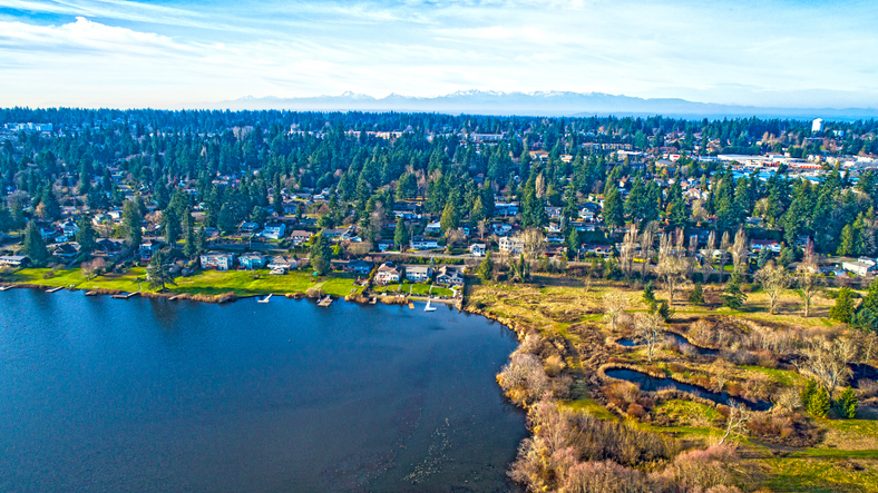 Panoramic Image of Snohomish, WA